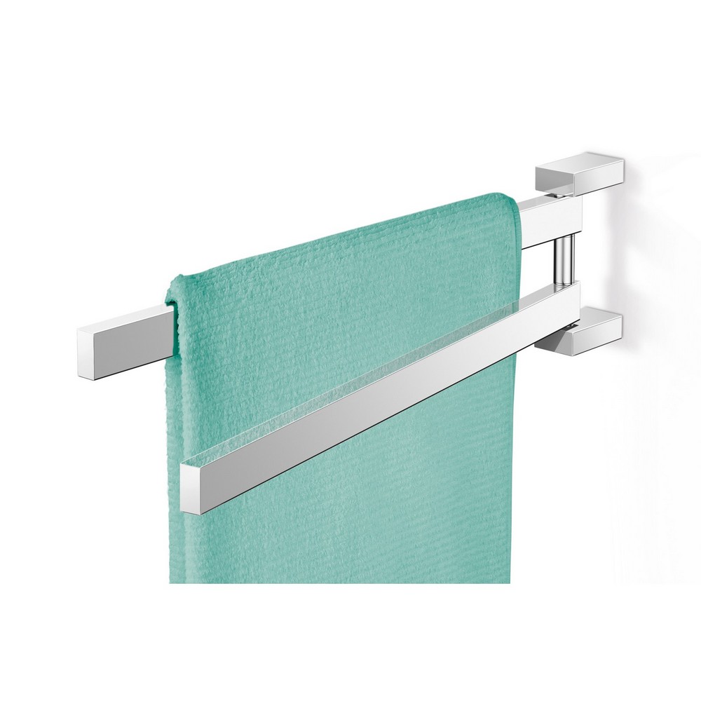 Handdoekstang Linea wandmontage zwenkbaar spiegelglans