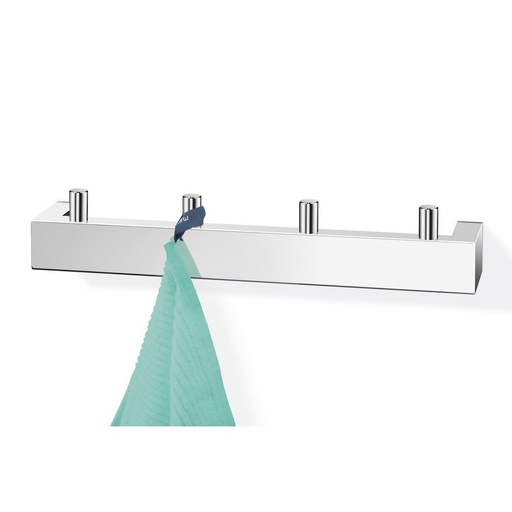 Kapstokje Linea 4 haken spiegelglans 