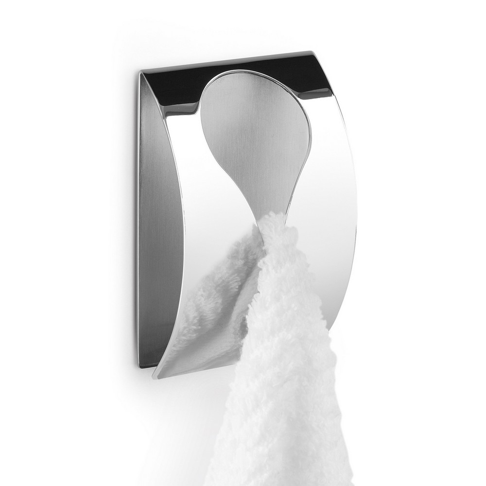 Handdoekklem Genio zelfklevend spiegelglans