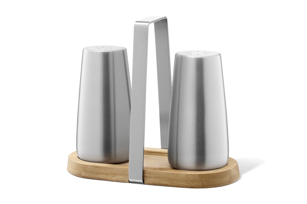 Peper- En-Zoutstel Met Houder Bevo