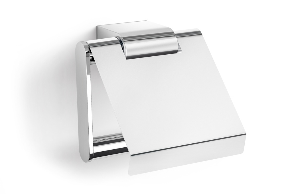 Toiletrolhouder Met Klep, Hoogglanzend Atore