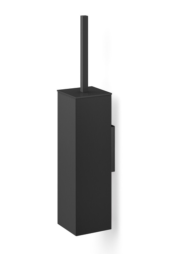 Wand Toiletborstel, Zwart Carvo